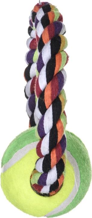 Produktbild Trixie Tauring mit Tennisball D=6cm/D=18cm (Wurfspielzeug Hund)