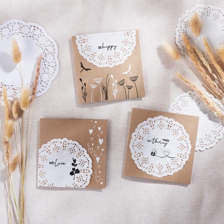 Produktbild VBS Spitzendeckchen, Weiss, Papier (50 x)