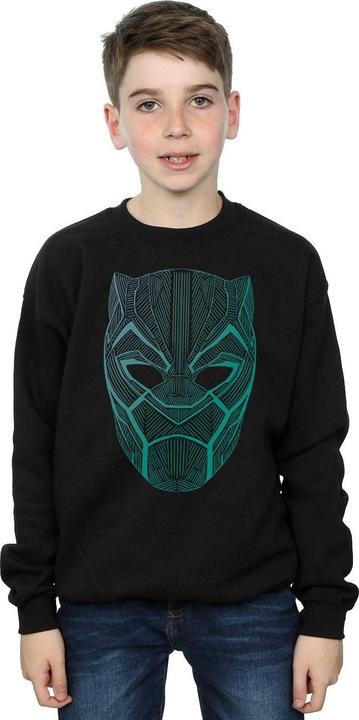 Produktbild Black Panther Tribal Mask Sweatshirt Jungen (140, 146)