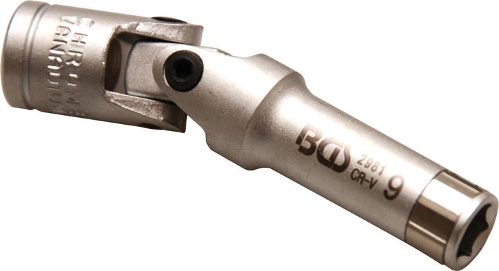 Image du produit BGS Douille articulée de bougie hexagonales 10 mm (3/8") 9 mm (9 mm)