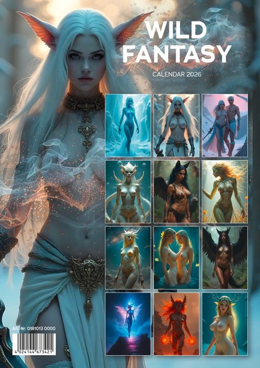 Actual product image Orion Pin-up Calendar Creatures 2026 Pack of 10