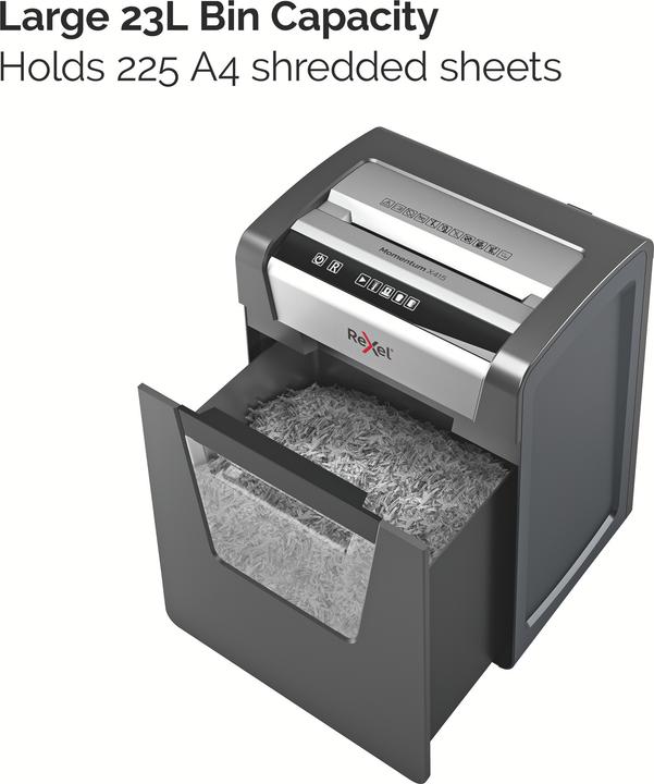 Actual product image Rexel MOMENTUM SHREDDER X415 (Particle cut)