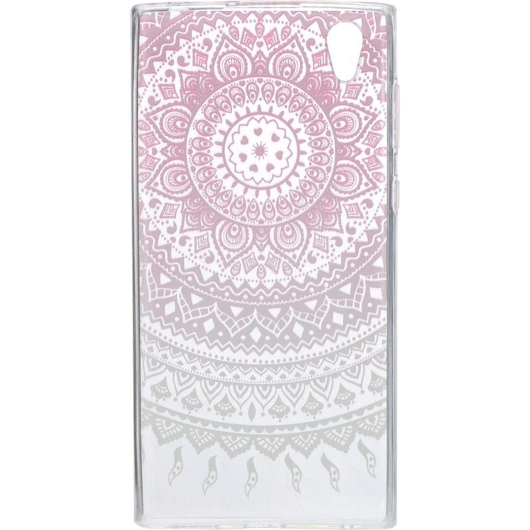 König Design Henna Cover für Handy Sony Xperia XA1 Ultra Case Schutz Hülle Silikon Sonne Pink (Sony Xperia XA1 Ultra), S...