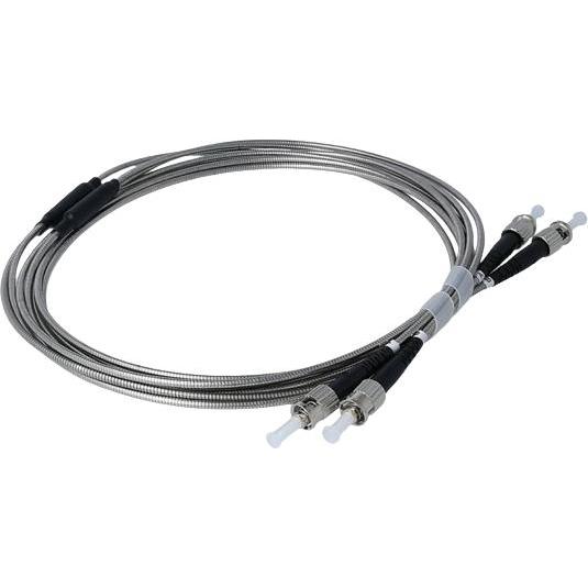 Thumbnail - BlueOptics stahlarmiertes Duplex LWL Patchkabel ST-ST Singlemode G.657.A1 5 Meter (5 m), Netzwerkkabel