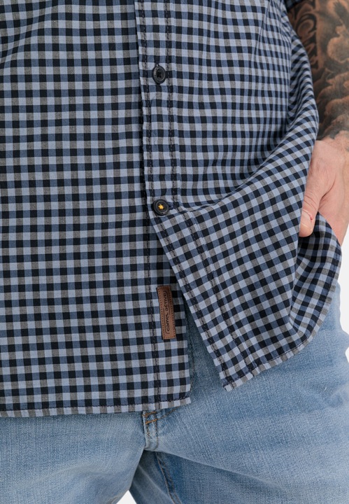 Actual product image Camel Active Vichy check shirt in pure cotton (S)