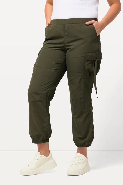 Produktbild Ulla Popken Cargohose, Utility-Style, Elastikbund, Gummisaum (50)