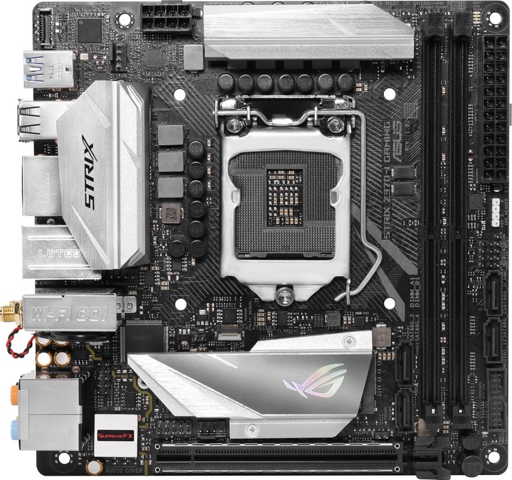 Actual product image ASUS Strix Z370-I Gaming (LGA 1151, Intel Z370, Mini-ITX)