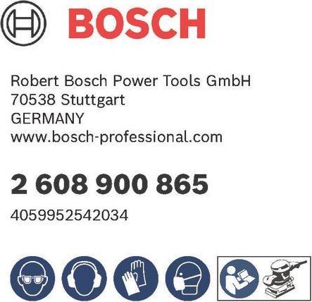 Actual product image Bosch Professional Zubehör EXPERT C470 Sanding paper with 14 holes for orbital sanders, 115 x 230 mm, G 240, 10 pcs. (240)