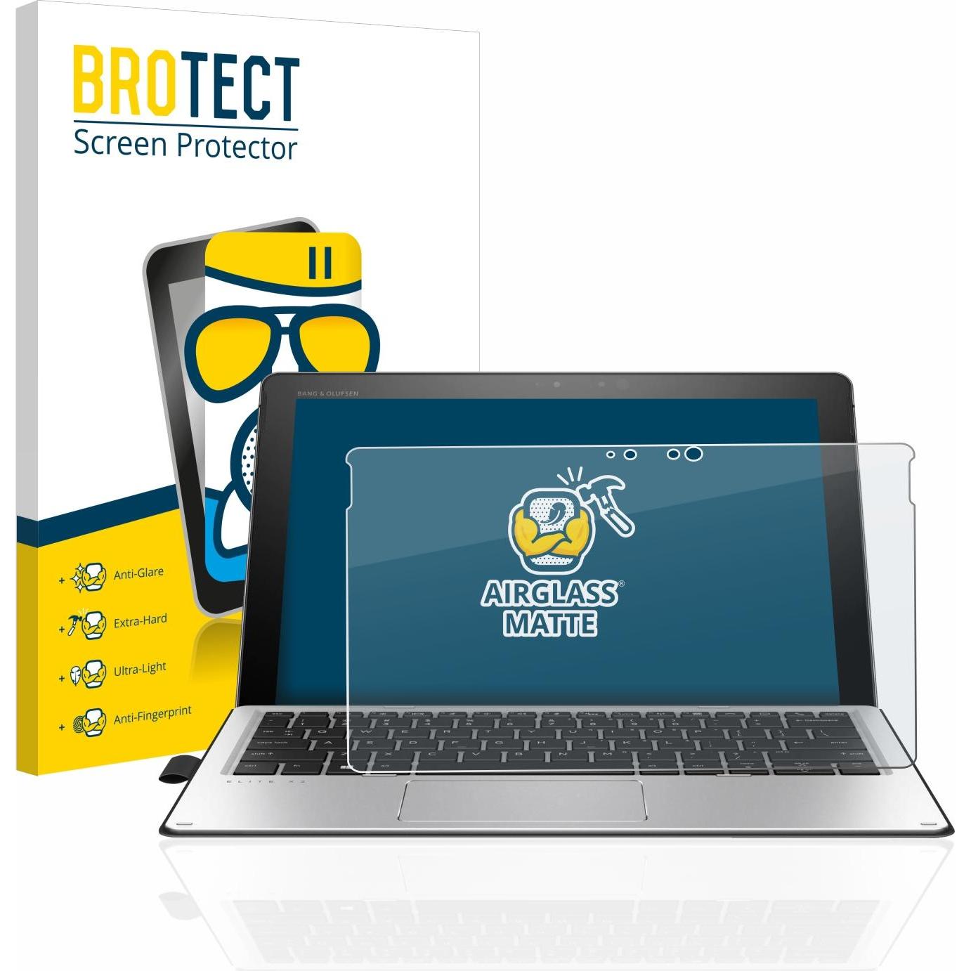 BROTECT AirGlass Panzerglasfolie Matt (1012"), Notebook Schutzfolie