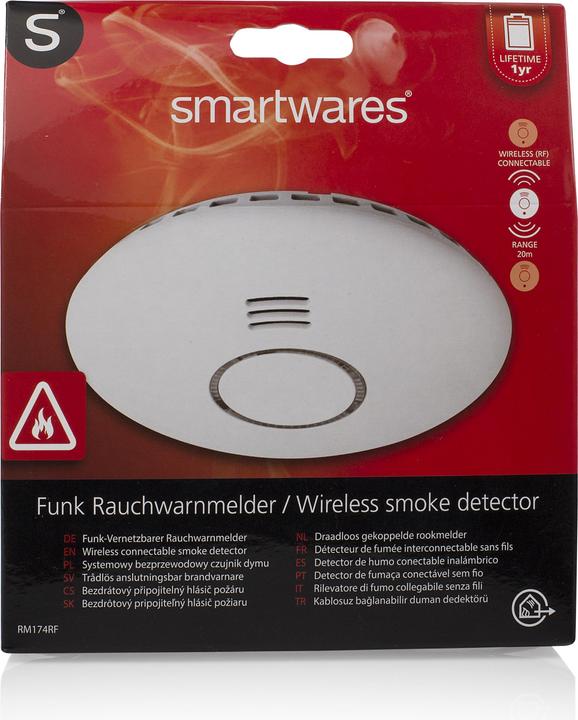 Actual product image Smartwares Radio smoke detector networkable