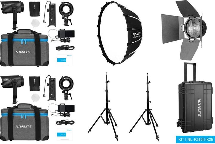 Produktbild Nanlite Forza 60 II LED Dual Kit (Studioleuchte)