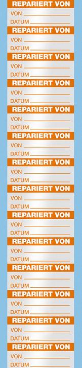 Produktbild Brady B-184, WOAF-31-D, Beschriftbare Etiketten zur Qualitätskontrolle, Aluminiumfolie, Orange auf