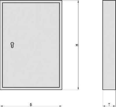Actual product image BASI Key cabinet