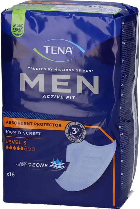 Produktbild Tena MEN Einlagen bei BlasenInkontinenz Level 3 (16 x, Normal)