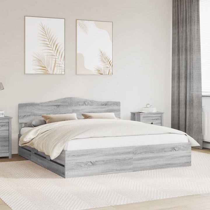 Actual product image vidaXL Modernes Bett (180 x 200 cm)
