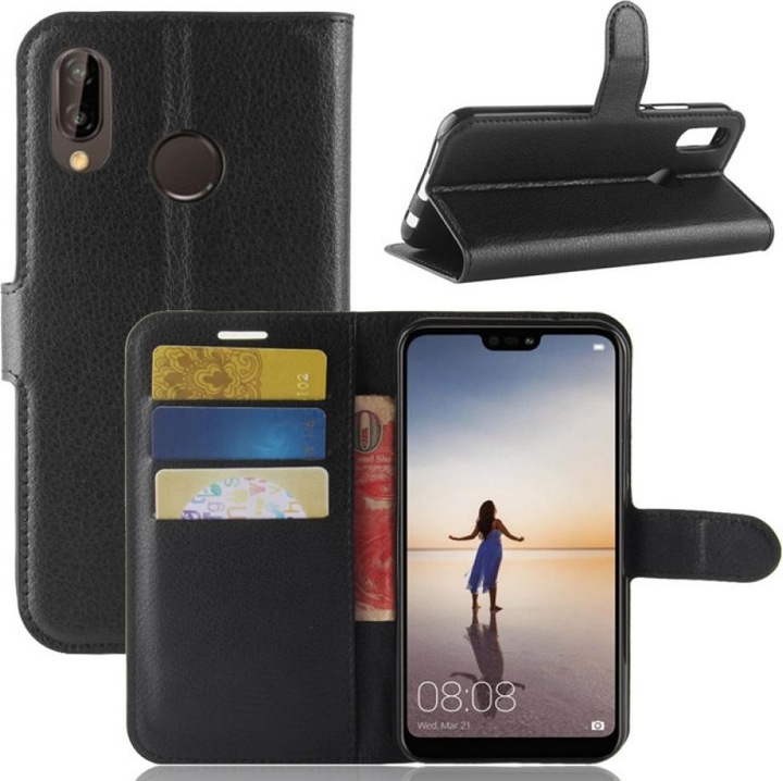 Produktbild Screenguard Huawei P20 Lite Leather Guard Lederhülle (Huawei P20 Lite)