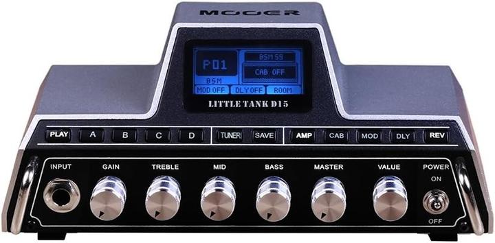Actual product image Mooer 15 Watt Wireless Electric Guitar Amp Head with 25 High-Quality Models (Guitar, 15 W)