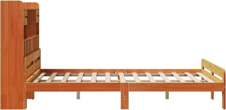 Image du produit vidaXL Bett mit Regal (140 x 200 cm)