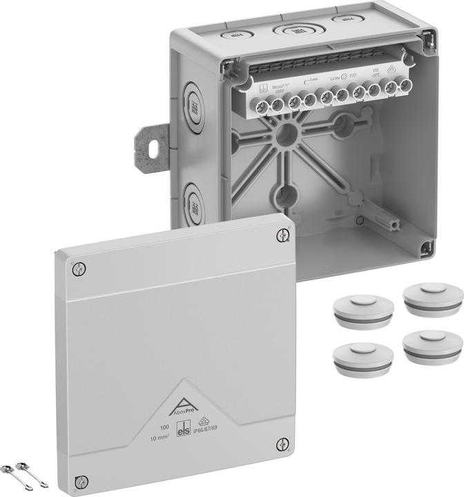 Produktbild Spelsberg 41042101 Abzweigkasten (L x B x H) 152 x 152 x 85mm Grau IP66, IP67, IP69 1St.