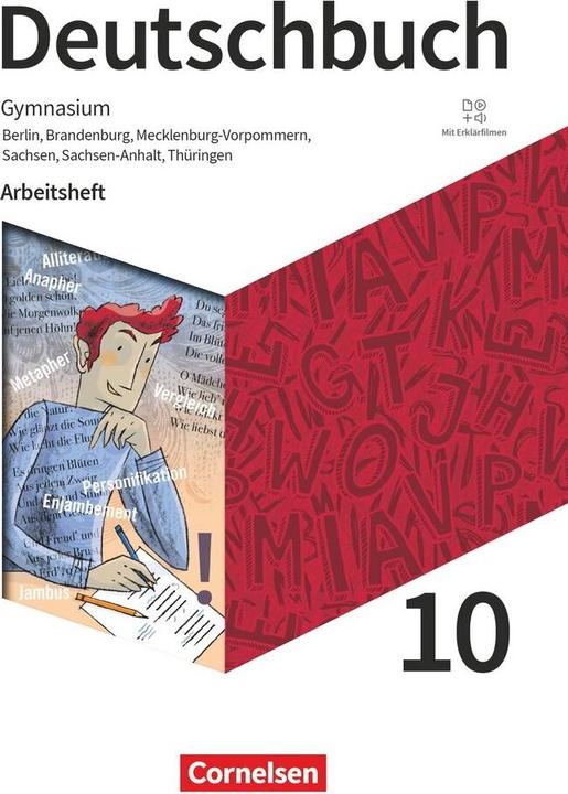 Produktbild Deutschbuch Gymnasium - Berlin, Brandenburg, Mecklenburg-Vorpommern, Sachsen, Sachsen-Anhalt und Thü (Deutsch, Angela Mielke, Christoph F. Fischer, Deborah Mohr, 2024)