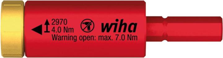 Actual product image Wiha Torque easyTorque adapter electric for slimBits and slimVario holder in blister Nm (4 Nm)