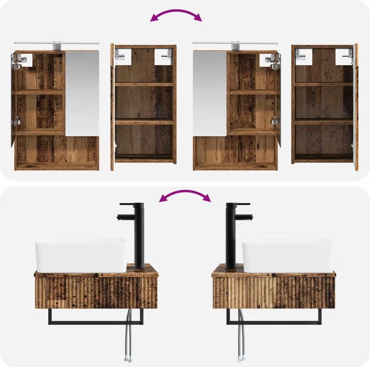 Produktbild vidaXL Badezimmermöbel-Set