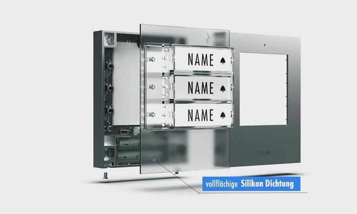 Produktbild Modern-Electronics Funk-Klingeltaster 2-Familienhaus (Funk)