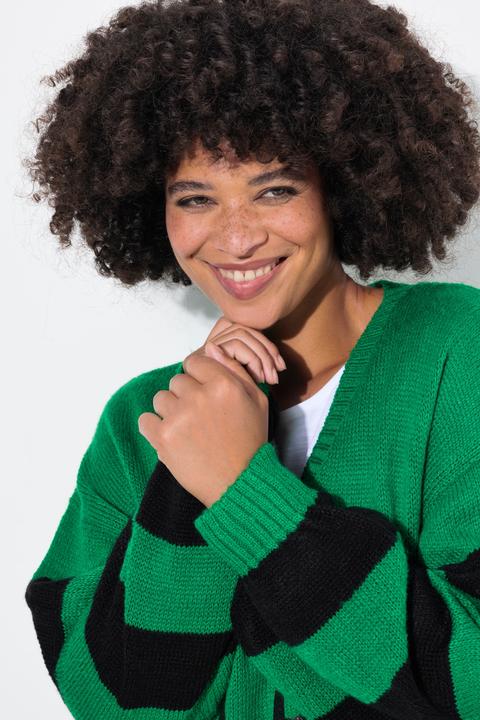 Produktbild Angel of Style Pullover, oversized, HAPPY, Ringel-Ärmel (50, 52)