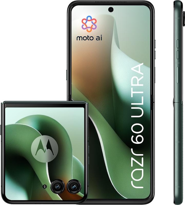 Motorola Razr 60 Ultra (512 GB, Pantone Scarab, 6.96", SIM + eSIM, 50 Mpx, 5G)