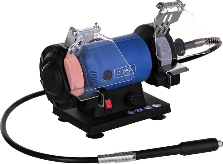 Actual product image Scheppach Double grinder with flexible shaft HG35 (Bench grinder, 120 W)