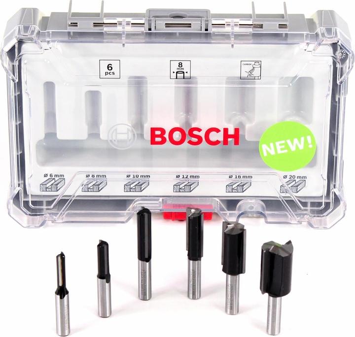 Immagine prodotto Bosch Professional Zubehör Set di frese per scanalatura con gambo da 8 mm