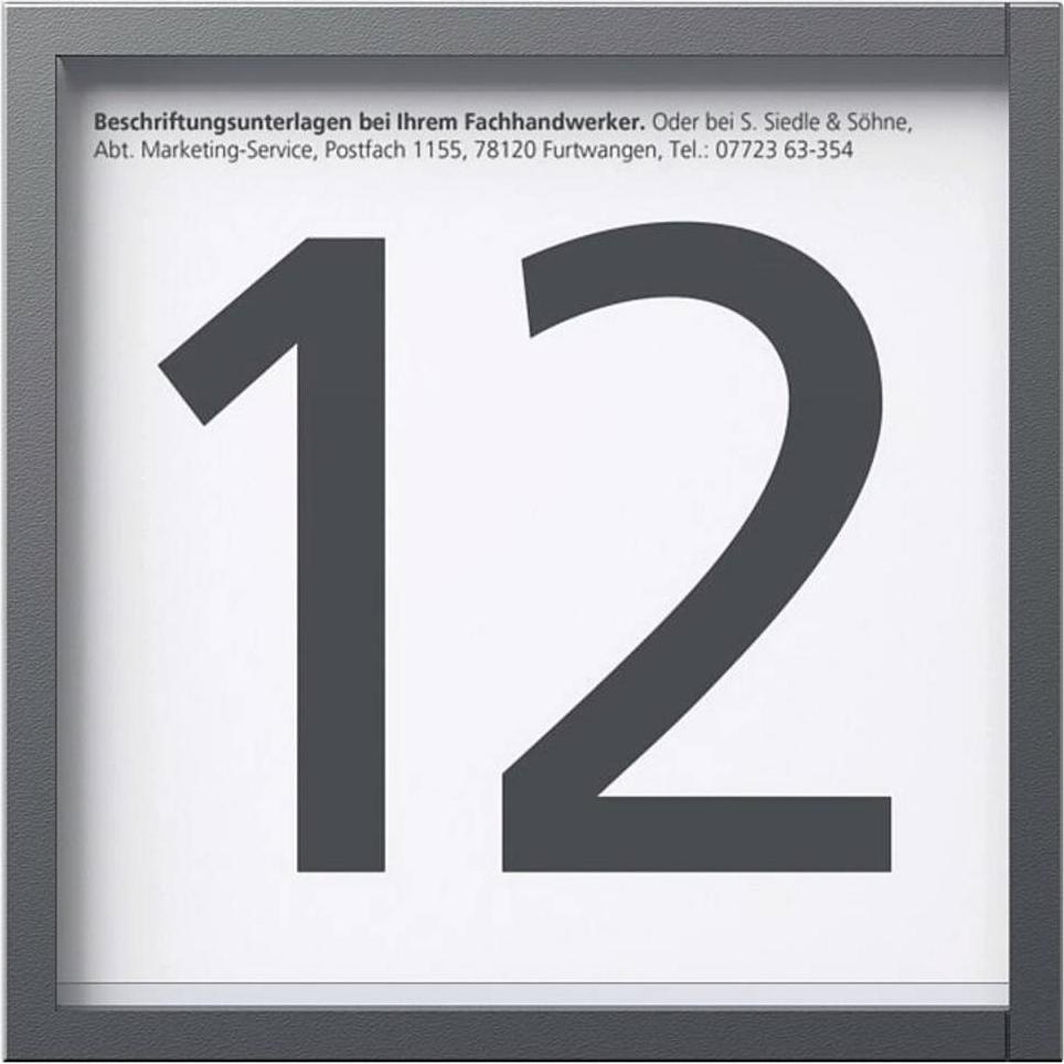 Siedle InformationsfeldIM 700-0 DGf. Vario (Kabelgebunden) (210012697-00)