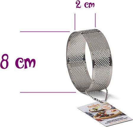 Produktbild Decora Tortenring Perforiert Ø 8 cm (8 cm)