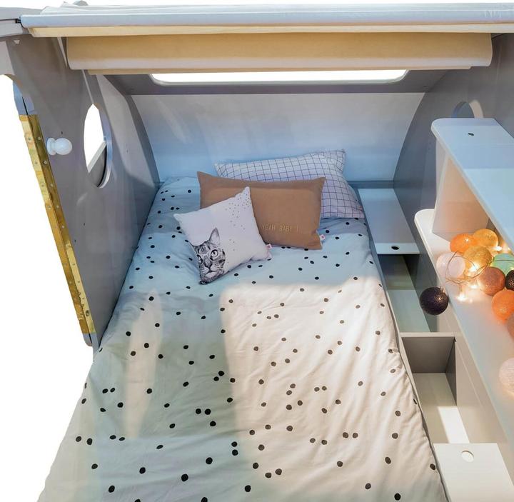 Image du produit Mathy by Bols Caravane Lit Caravane avec attelage et coffre