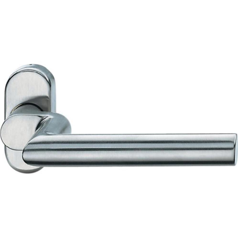 FSB, Türgriff + Fenstergriff, Feuerschutzdrückerlochteil 06 1076 Edelstahl 6204 gerade Vierkant 9 mm (Türgriff)