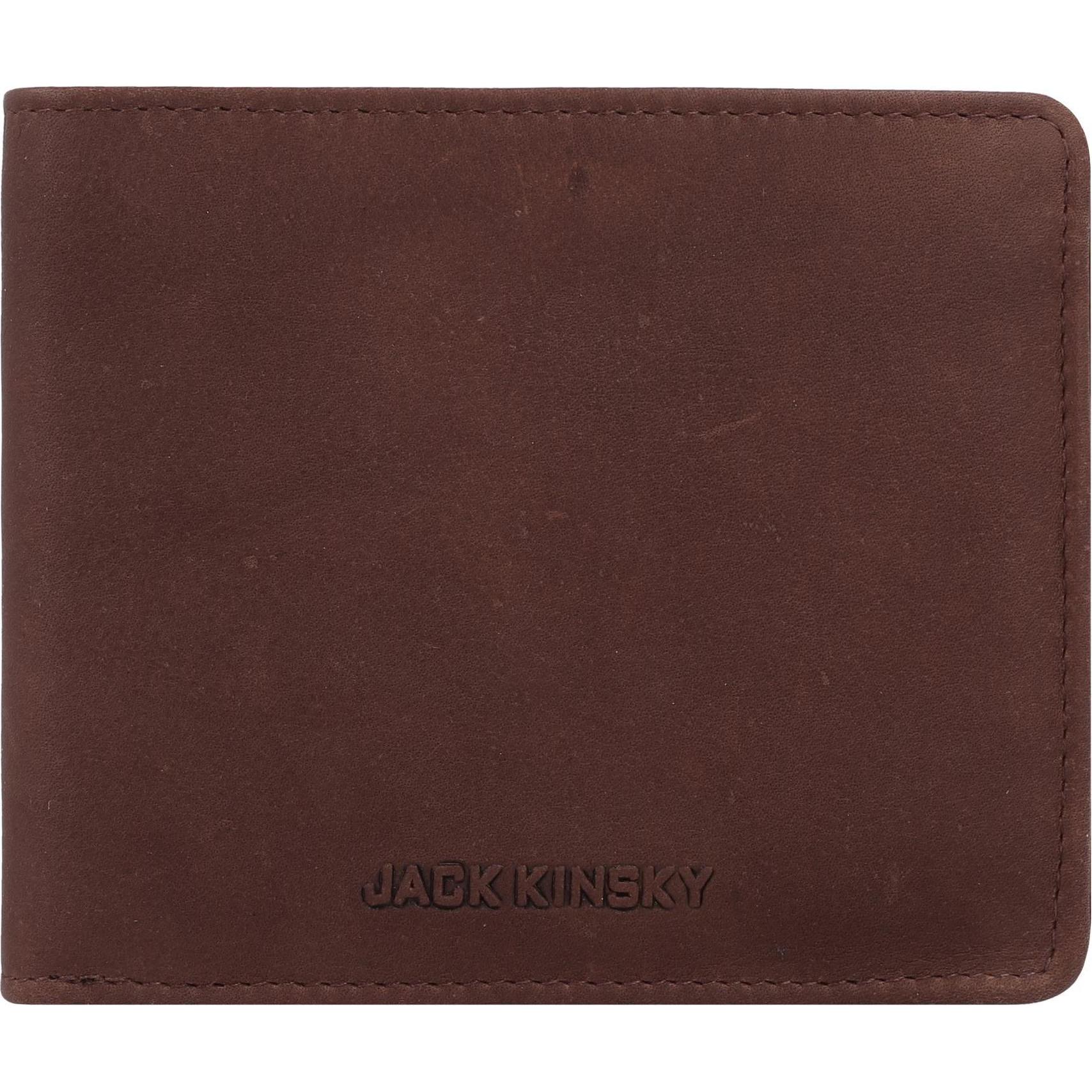 Jack kinsky, Herren, Portemonnaie, Aruba 101 Geldbörse RFID Schutz Leder 12 cm, Braun