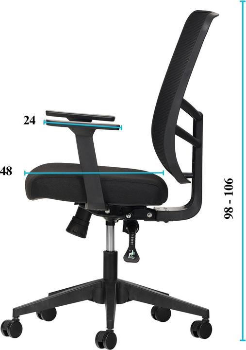 Image du produit Kalune Design Leto Black Office Chair