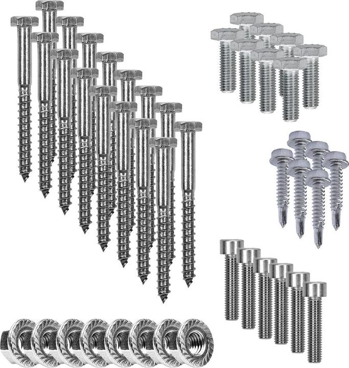 Produktbild Offgridtec Befestigungskit mit Dachhaken 3-fach verstellbar (für Dachziegel) für Schrägdachmontage 2 Solarp (Solaranlage Montagematerial)