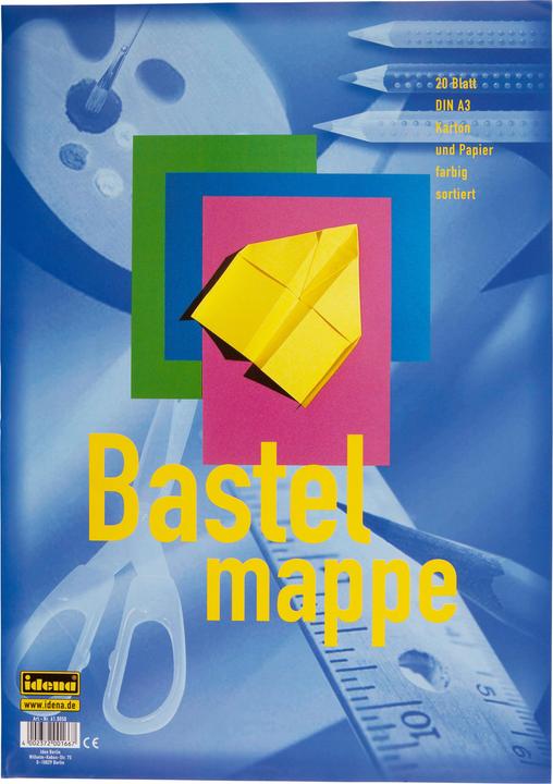 Productafbeelding Idena Knutselpapier A3 karton/papier 20Sp. ass. (250 g/m², 20x)