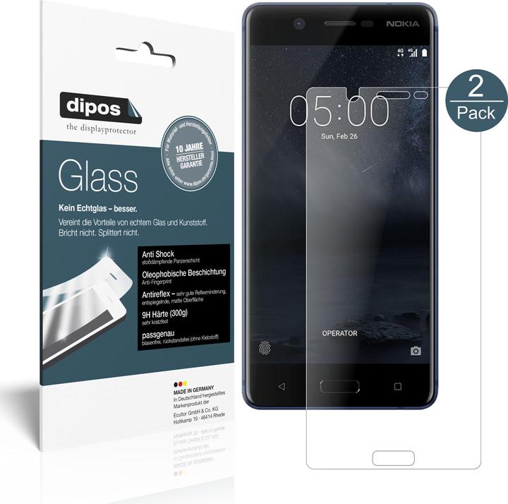 Dipos Displayschutz Anti-Shock (1 Stück, Nokia 5)