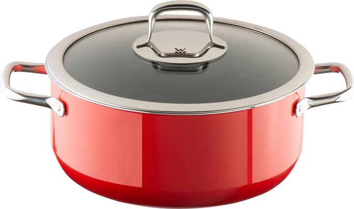 Produktbild WMF Bratentopf rot (18 cm, Bratpfanne, Edelstahl)