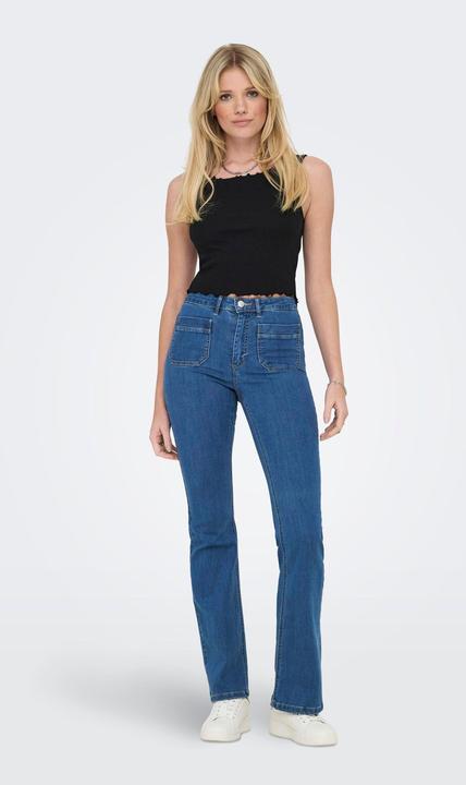 Produktbild Only ONLWAUW Hohe Taille Ausgestellt Jeans Flared fit jeans (32)