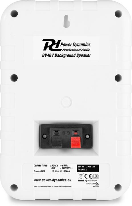 Actual product image Power Dynamics BV40V Installation Speaker (Passive)