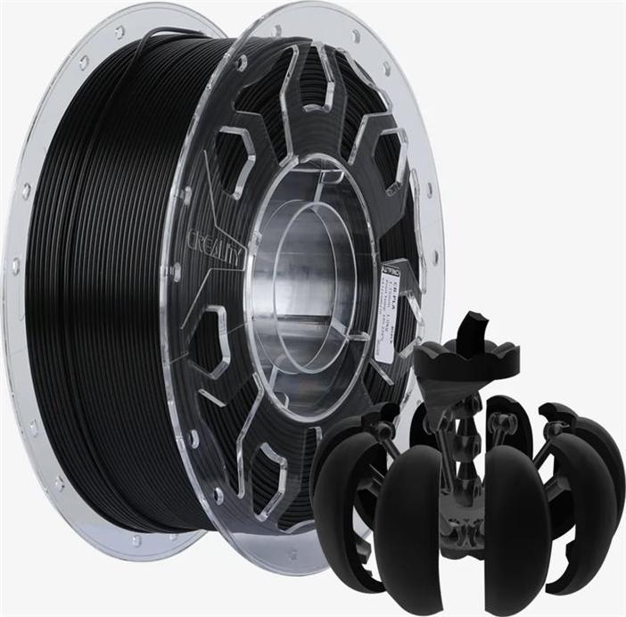 Image du produit Creality Filament CR-PLA noir, 1.75 mm, 1 kg (PLA, 1.75 mm, 1000 g, Noir)