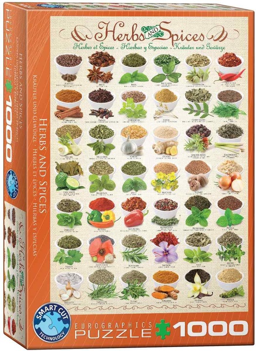 Actual product image Eurographics Herbs and spices (1000 pieces)