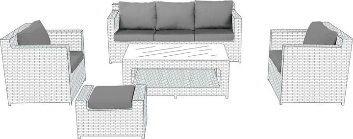 Image du produit Beliani Set de housses de coussin pour Roma