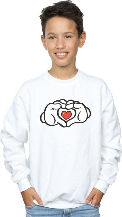 Produktbild Disney Mickey Mouse Heart Hands Sweatshirt Jungen (140, 146)
