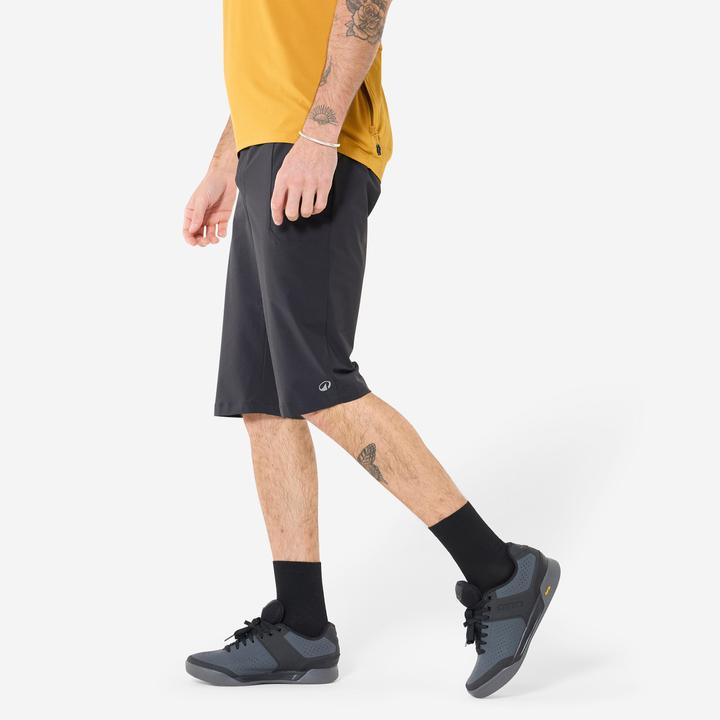 Produktbild Rockrider Velohose kurz atmungsaktiv Unisex schwarz (3XL)