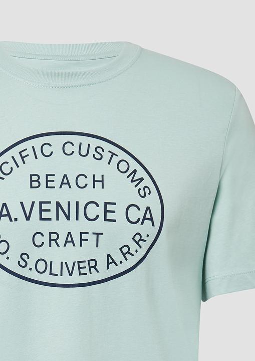 Produktbild S.Oliver T-Shirt T-Shirt mit Crew Neck und Frontprint (M)