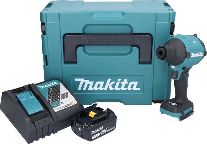Actual product image Makita DAS 180 RG1J Battery blower 18 V brushless + 1x battery 6,0 Ah + charger + Makpac (Rechargeable battery operated)